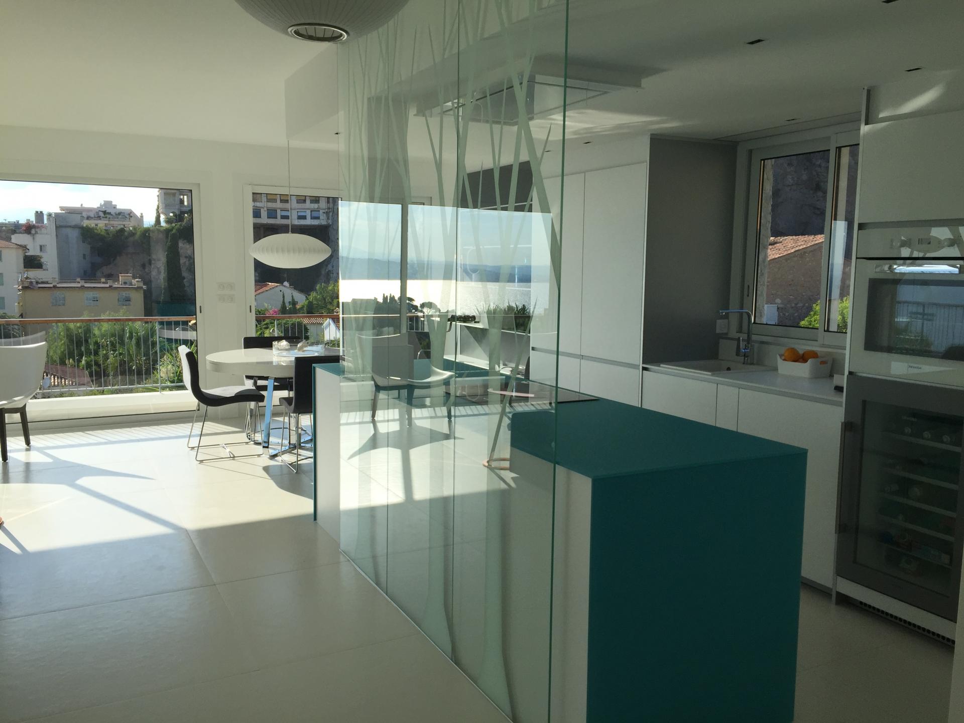 Aménagement cuisine et espace repas Valcucine à Nice